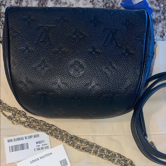 Louis Vuitton Mini Bumbag black empreinte - Picture 4 of 8